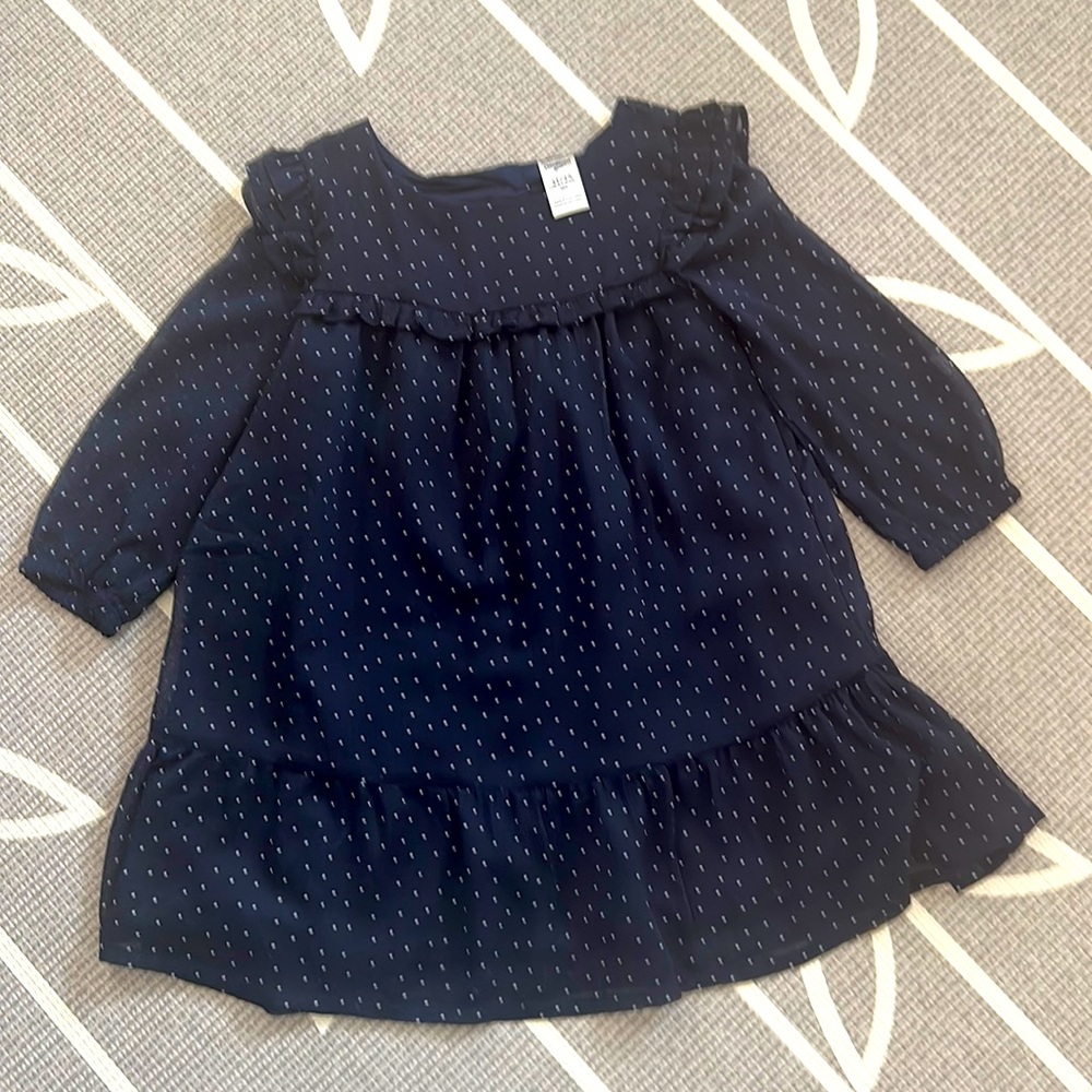 It is a cute polka dot dress.